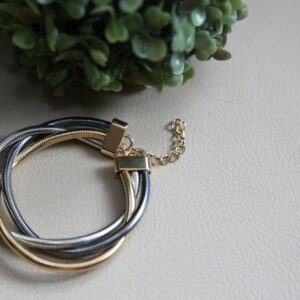 Triple Layer Snake Bracelet (multi color)